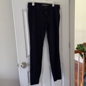 Black American Eagle Skinny Jeans